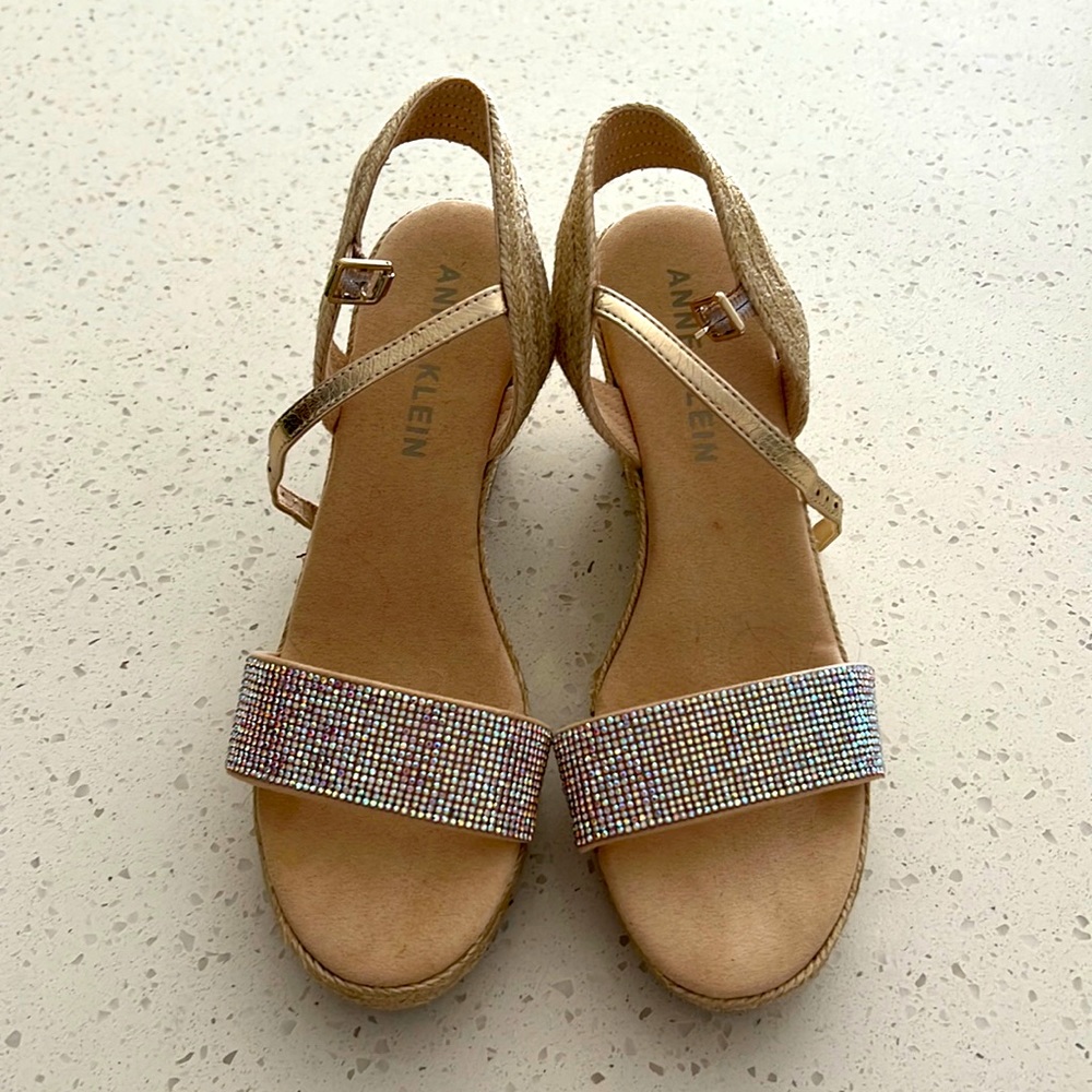 Sparkle Sandals - Anne Klein (size 8)